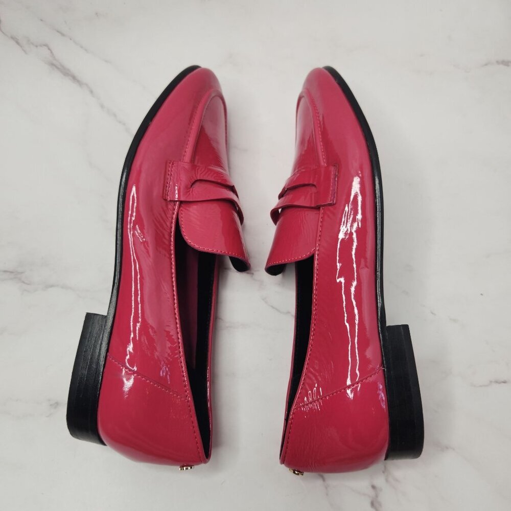 Kate Spade Pink Patent Leather Loafers Dress Shoes Oxford Women's 5.5 - Picture 6 of 9